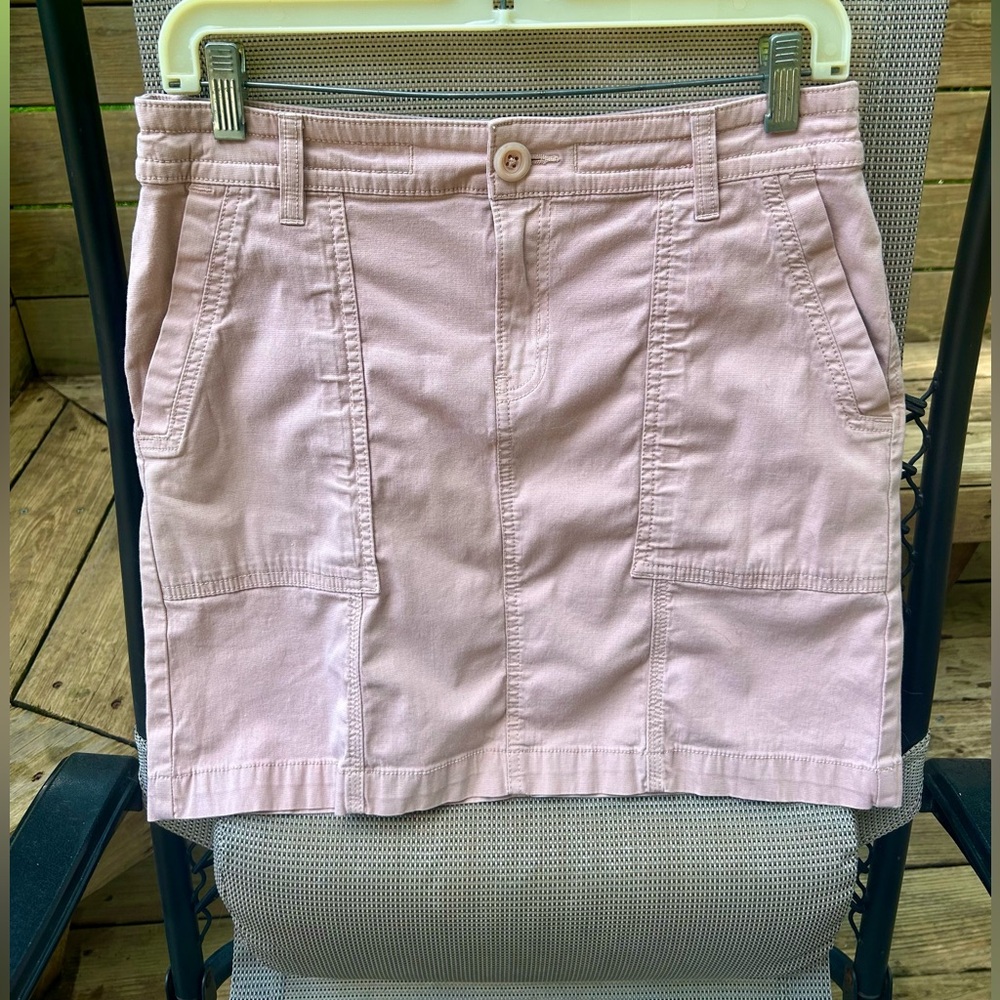 Prana Elle Women's Skirt, Mini, Pencil, Pink Blush Size 8
